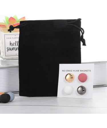 Magnetic Hijab Pins - 12 Strong Colorful Round Magnets for Women | Multi-use Hijab Accessories - Buy Online on GoSupps.com