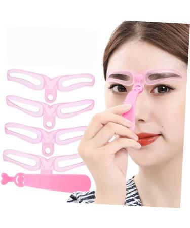 FOMIYES 1 Set Diy Makeup Tool Eyebrow Stencils Eyebrow Stencil Kit Suite Eyebrow Trimming Three Generations - Buy Online on GoSupps.com