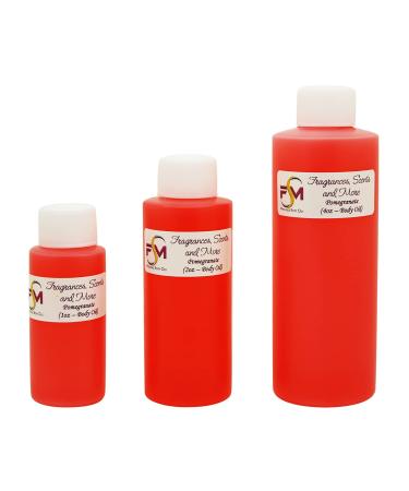 Pomegranate Fragrance Oil - 1 Fl Oz Plastic Bottle (30ml) 1 Fl Oz (Pack of 1)
