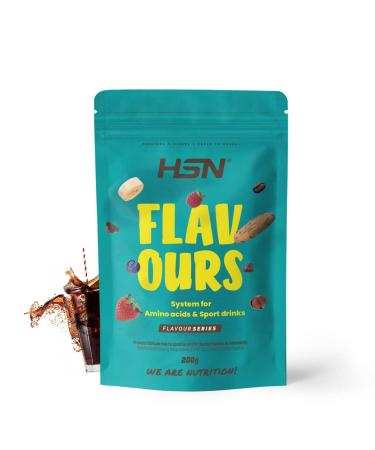 HSN Amino Acids and Sports Drinks HSN | Cola Flavor 200g 36 servings per box | For Keto and Vegan diets | Extremely low in calories and sugar | GMO-free gluten-free