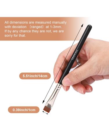 TEOYALL Concealer Brush Set Flat Top Blush Brush Angled Nose Contour Brush Ultra-Thin Eyeliner Eyebrow Brush for Flawless Finish 370S/Flat Top/Thin Flat - Buy Online on GoSupps.com