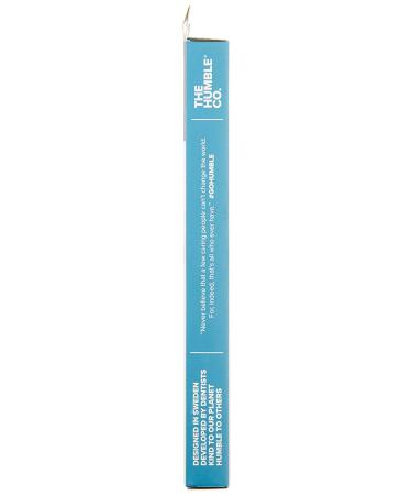 Humble Brush Adult Soft Blue Toothbrush - Eco-Friendly Oral Care | The Humble Co. - Buy Online on GoSupps.com