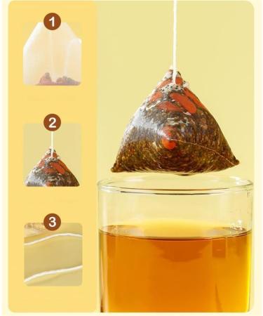 Goji Berry Cuscuta Health Tea Chinese Wolfberry Cuscuta Liver Care Tea Men's Essentials Five Flavors Goji Berry Tea Individual Tea Bag Chinese Liver Care Tea (3 Box) - Buy Online on GoSupps.com