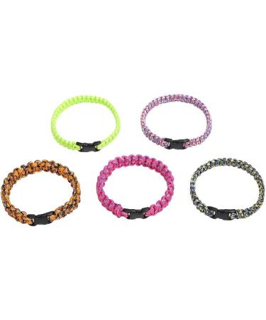 Adjustable Length Paracord Jig Bracelet Maker Wooden Frame Kit - Craft Tool for Wristband Weaving and Braiding - Buy Online on GoSupps.com