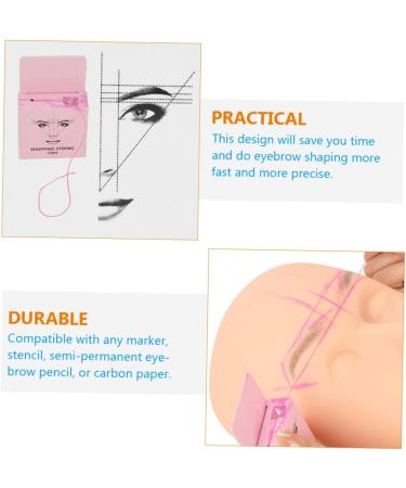 FOMIYES 4pcs Beauty Tools Eyebrow Positioning Ruler Household Eyebrow Shaper Measuring Ruler Draw a Line Ink - Buy Online on GoSupps.com