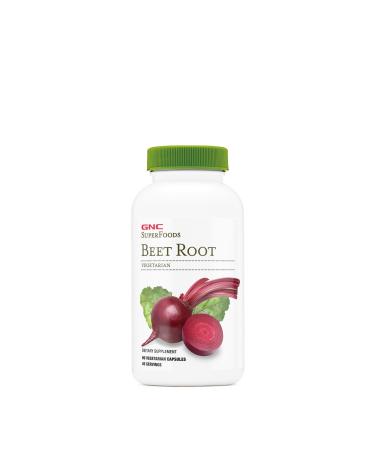 GNC SuperFoods Beet Root Provides 60mg of Chlorophyll 90 Capsules 90 Count (Pack of 1)