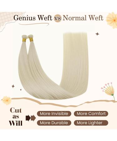 Hetto Blond Genius Treat Extensions - Real Remy Virgin Hair 50cm Platinum Blond #1000 25g - Buy Online on GoSupps.com