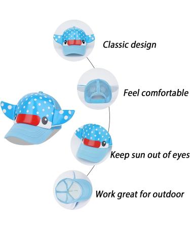 LANGZHEN Toddler Cute Animal Baseball Cap - Adjustable Sun Hat for Kids - Boys and Girls (S-Whale) - Buy Online on GoSupps.com