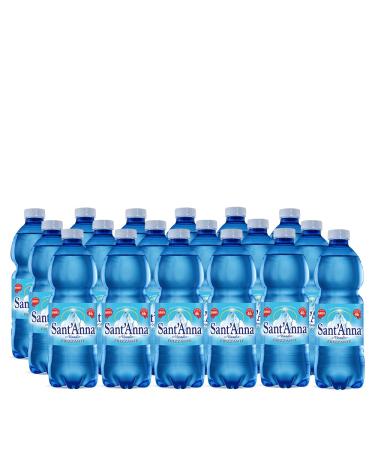 Acqua Sant'Anna - Pack de 96 bouteilles 0 5L Eau Min rale Naturelle Gazeuse - Bouteilles en Plastique 100% Recyclable
