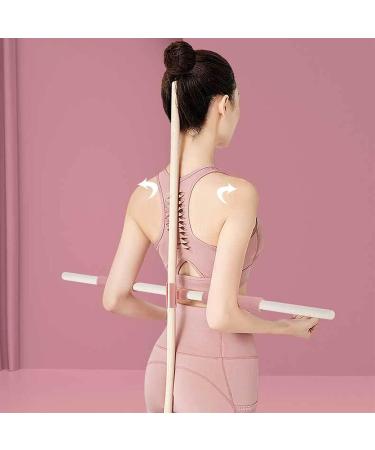Yoga Sticks for Posture Correction and Stretching - Wooden Exercise Stick for Open Shoulders and Back - 19.7in - Men and Women - Buy Online on GoSupps.com
