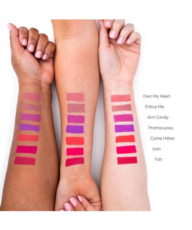 Kandi Koated Liquid Suede Lipstick Entice Me - Non-Sticky Paraben-Free Cruelty-Free | Intense Brown Nude Matte Lip Color | International Shipping Available - Buy Online on GoSupps.com