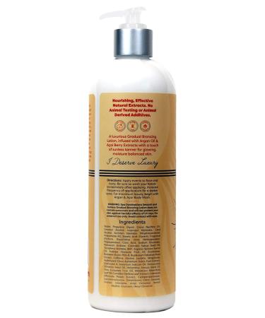 Argan & A a Smooth Gradual Bronzing Lotion 16 oz - Sunless Tanning for a Radiant Glow | International Shipping Available - Buy Online on GoSupps.com