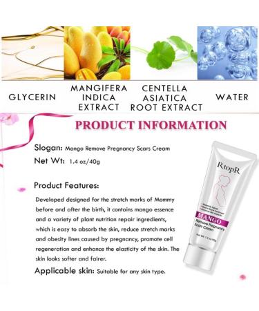 3pcs Scars Removal Cream Mango Remove Pregnancy Scars Cream Stretches Marks Treatment Maternity Repair Firming Skin - Buy Online on GoSupps.com