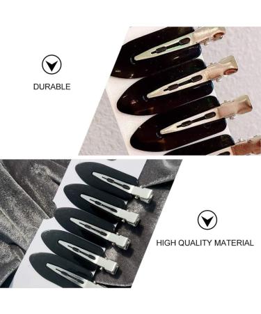 Toyvian Seamless Hair Clip Set - 24 Black Makeup & Pony Hairstyling Clips for Home & Salon | Perfect Gift for Christmas Birthdays & New Year - Buy Online on GoSupps.com
