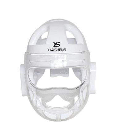 Kowaku Breatatable Boxing Head Guard for children and adults mma kickboxing head face protection boxes helmet nose protection for muay thai taekwondo white-m