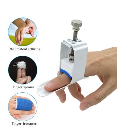 Finger Straightener Splint Brace - Arthritis Pain Relief & Injury Support with Soft Foam Inner Band - Buy Online on GoSupps.com