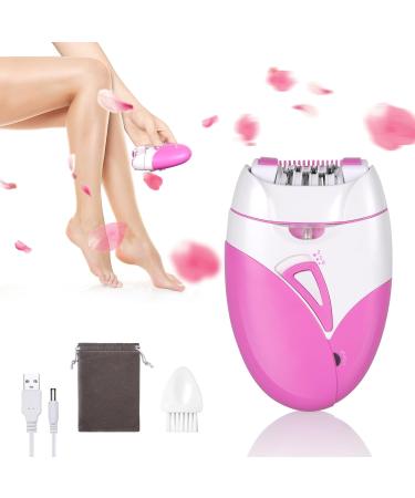 Uraqt Epilator for Women - Gentle Hair Removal with Massage Rolls Long-Lasting Razor & Accessories (Pink) | Perfect Gift! - Buy Online on GoSupps.com