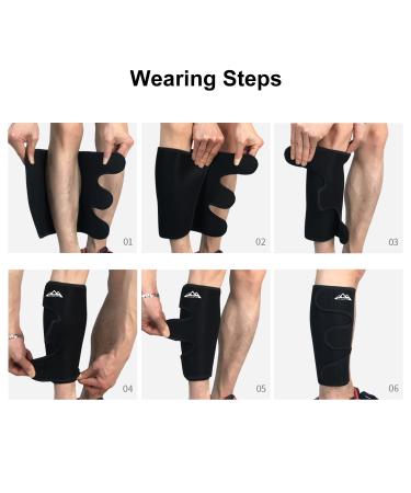 Supregear Adjustable Calf Support Brace - Shin Compression Sleeve for Muscle Pain Relief and Injury Recovery - Blue - Buy Online on GoSupps.com