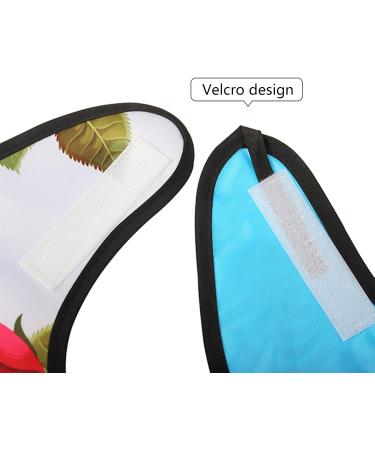 HACLEN Adult Bibs for Elderly Women Feeding Bibs 3 Pack Adultbibs with Crumb Catcher Washable & Reusable Bibs for Eating 1 - Buy Online on GoSupps.com