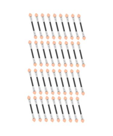 Healeved 100 Pcs Women Eyeshadow Brush Eye Spoolie Brush Eyeshadow Makeup Brush Tipped Oval Makeup Tool 8x1cmx2pcs Pinkx2pcs