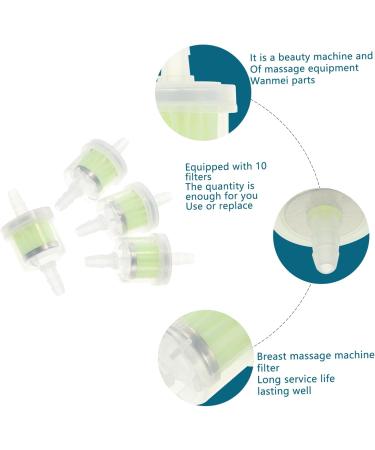 Healeved 10pcs Strainer Replacement Filter Massager Plastic Filter - Buy Online on GoSupps.com