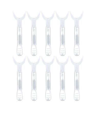 10 pieces of mouth mouth opener for oral inspection t shammer intraoral cheeks lip holder for clear observation for adults and dental clinics