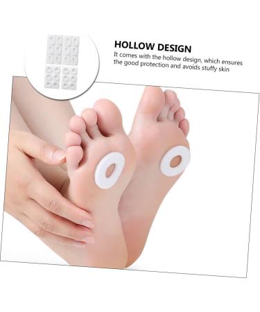 GLEAVI 4 Sheets Corn Stickers Callus Cushions Toe Pads Corn Cushion Pads Toe Pads for Corns Corn Protectors for Toes Heel Pad Pain Care Tool Felt White Foot Patch Simple - Buy Online on GoSupps.com