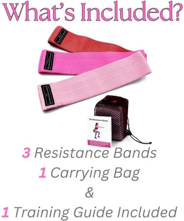 Buy Resistance Bands | Fabric Booty Bands for Legs Hips & Glutes - 3 Levels for Bodybuilding Yoga Pilates & Rehab - International Shipping Available - Buy Online on GoSupps.com