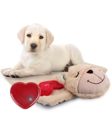 All for paws cuddly toy for dogs puppy toys dog heartbeat plush animal puppy behavioral help plush animal pet plush toy ... (Heart Beat Bear blanket)