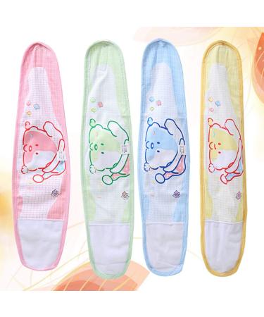Artibetter 4pcs Baby Infant Umbilical Cord Belly Bands - Adjustable Cotton Navel Belt for Newborns (Mixed Color) - Buy Online on GoSupps.com