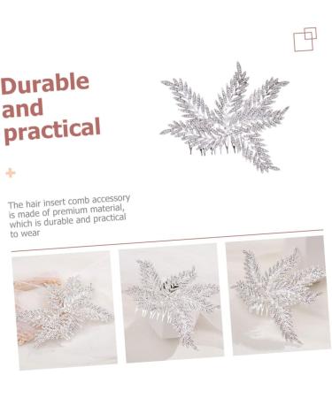 VINTORKY Bridal Comb Insert Comb Hair Accessory for Women Rhinestone Decor Hair Jewels for Women Flowers Decoration Floral Hair Accessories Flower Decor Combs Rhinestones Wig Women's Alloy - Buy Online on GoSupps.com