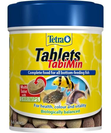 Tetra Tabimin Fish Food Complete Fish Food with Shrimps for All Bottom-Feeding Fish 275 Tablets 275 count (Pack of 1)