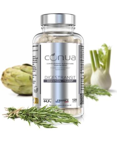 Digestive Support Supplement - Fennel Rosemary Artichoke Black Radish Capsules 330mg (120ct) for Bowel Function & Bloating Reduction - Buy Online on GoSupps.com