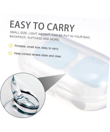 Ultechnovo Travel Push Glasses Case - Compact Container for Contact Lenses & Eye Lens Protection - Ideal Travel Accessory - Buy Online on GoSupps.com