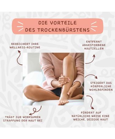 Stephanie Franck Beauty Dry Brushing Body Brush | Vegan Tampico Fiber & Beech Wood | Plastic-Free Exfoliation | Made in Germany - Buy Online on GoSupps.com