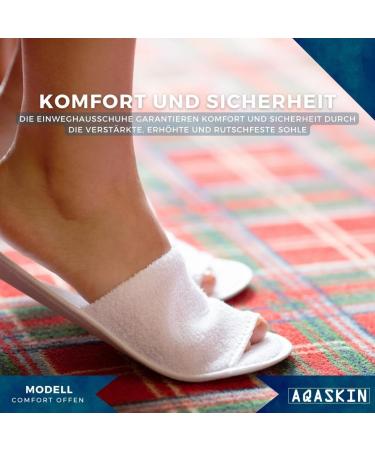 Buy AQASKIN Slip-Resistant Disposable House Shoes - High-Quality Terry Soft & Convenient | Ideal for Hotels & Spas | 10 Pairs with Quantity Discounts - Buy Online on GoSupps.com