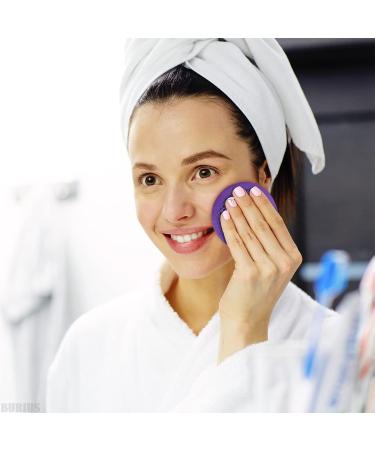 3Pcs Makeup Remover Cloth Exfoliating Face Scrub Set - Reusable Microfiber Facial Pads for Women & Men - Blackhead Remover, Eye Makeup Remover, Acne Wipes - Exfoliating Washcloth - Buy Online on GoSupps.com