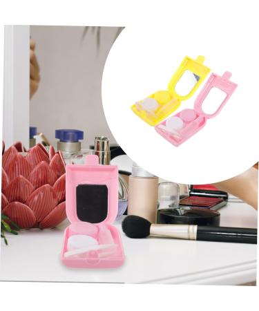 Buy SOLUSTRE 2 Sets God Tough Travel Glasses Case - Stylish Ice Cream Color Pocket Holder for Ladies | International Shipping Available - Buy Online on GoSupps.com