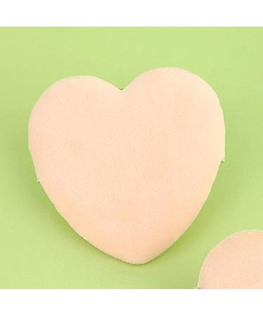 Makeup Puff Make up Sponges in Heart Shape - Velour Powder Puff Reusable Setting Powder Puff Soft Face Makeup Tools for Loose Powder Makeup Setting - Buy Online on GoSupps.com