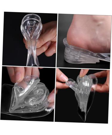 FOMIYES Gel Insoles for Men - Heighten Cushion Support Pads Breathable Invisible Heel Lift Inserts Soft Inner Foot Protectors - Buy Online on GoSupps.com