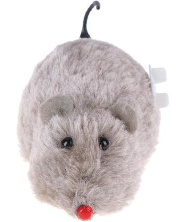 AVZYARDY Clockwork Mouse Toy Cat Plush Rat Mechanical Motion Interactive Toy(Grey) - Buy Online on GoSupps.com