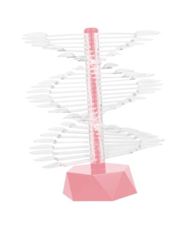 VINTORKY Nail Display Stand Holder Nail Stands for Nail Art Spiral Nail Tips Stand Nail Stand Display Spiral Nail Tips Holder Nail Practice Holder Nail Art Supply Manicure Bracket Acrylic 6.2x6.2cm Pink