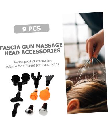 Outanaya 9-Piece Massage Head Set | Replacement Fascia Accessories & Tools for Percussion Massage Devices - Buy Online on GoSupps.com