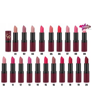 Golden Rose Velvet Matte Lipstick - Color 19 | Long-Lasting High-Quality International Shipping Available - Buy Online on GoSupps.com