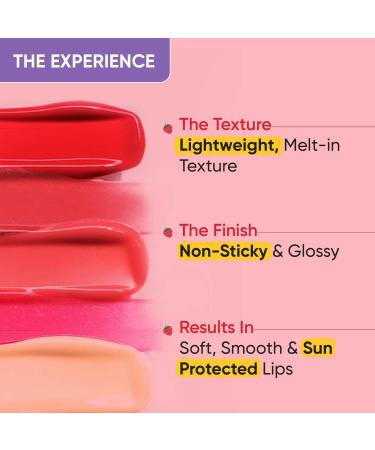 Strawberry Lip Balm with SPF 30 | Moisturizing Tinted Lip Balm for Soft Naturally Pink Lips | Vitamin C & E | Hydrating Lip Care for Women - 0.40 Fl Oz - Buy Online on GoSupps.com