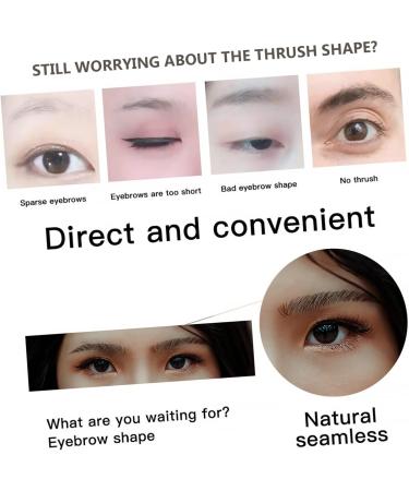 Beavorty Fake Stickers 5 Sheets Eyebrow 3d Sticker Waterproof Stickers Brow Makeup Grooming Shaping Eyebrow Stickers Miss - Buy Online on GoSupps.com