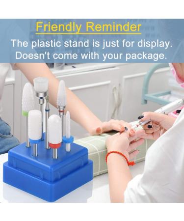 Bulex 7pcs Nail Drill Bits for Acrylic Nails - Professional Ceramic Bit Set for Manicure & Nail Polishing - Buy Online on GoSupps.com