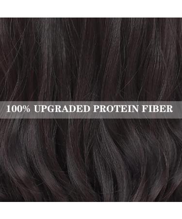 Piolamdo 26 Brown Wavy Wig for Women - Premium Fiber Natural Look Wig for Daily & Party Use - Buy Online on GoSupps.com