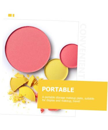 MAGICLULU 250 Pcs Eye Shadow Disk Paint Mixing Makeup Supplies Stainless Steel Miss Tinplate Cosmetics - Buy Online on GoSupps.com