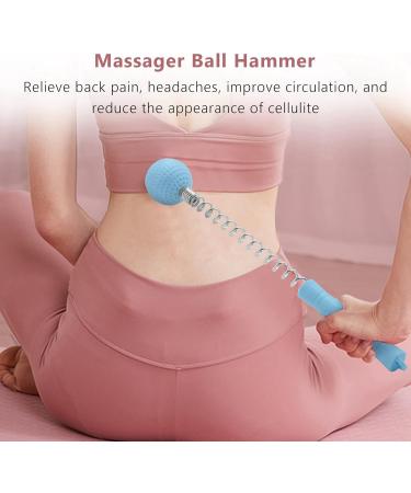 Niniang Massager Ball Hammer - 6 Pack Golf Ball Massage Stick (Blue) for Ultimate Relaxation & Pain Relief - Buy Online on GoSupps.com